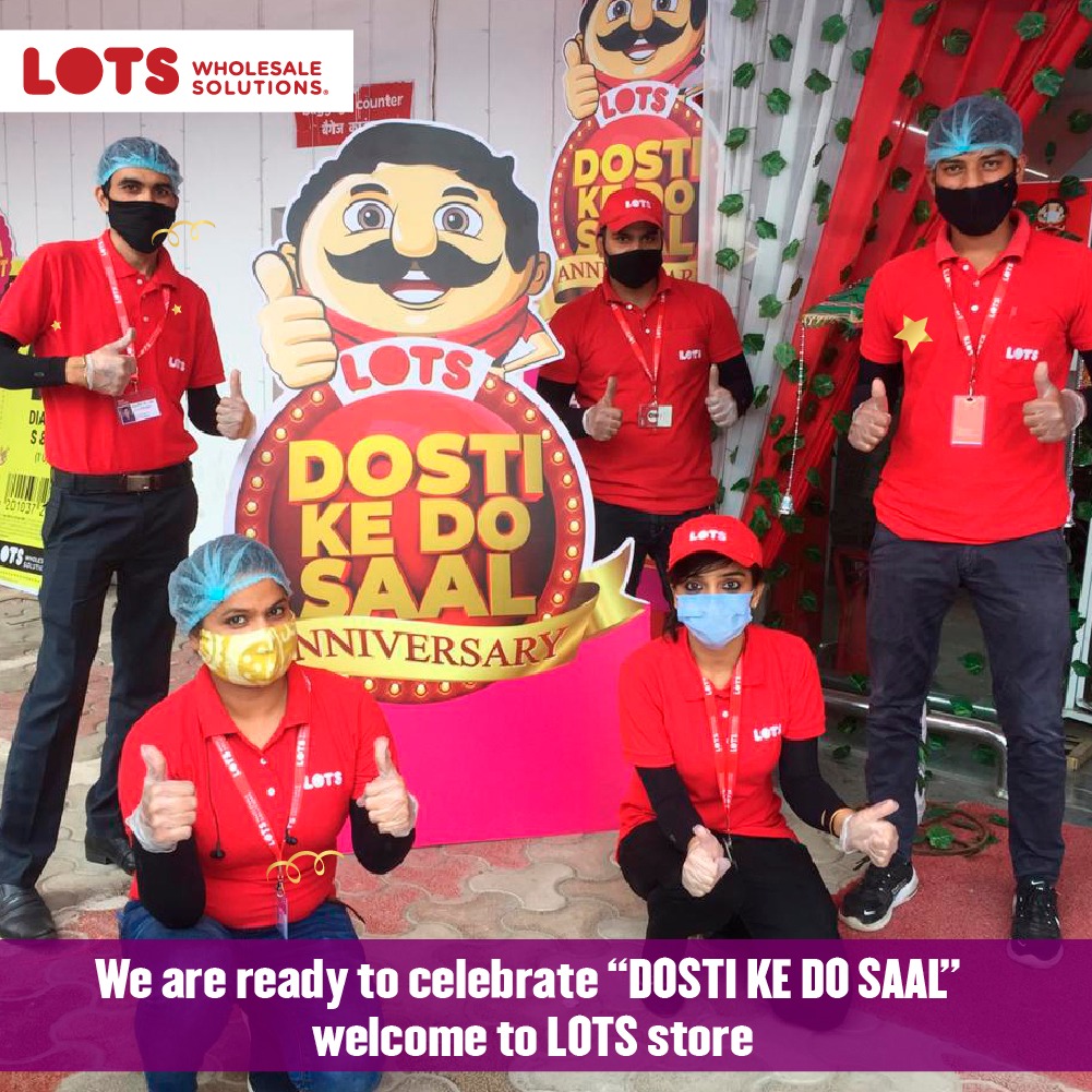 LOTS Wholesale Solutions completes 2 years of operations in India; celebrates ‘DOSTI KE DO SAAL”