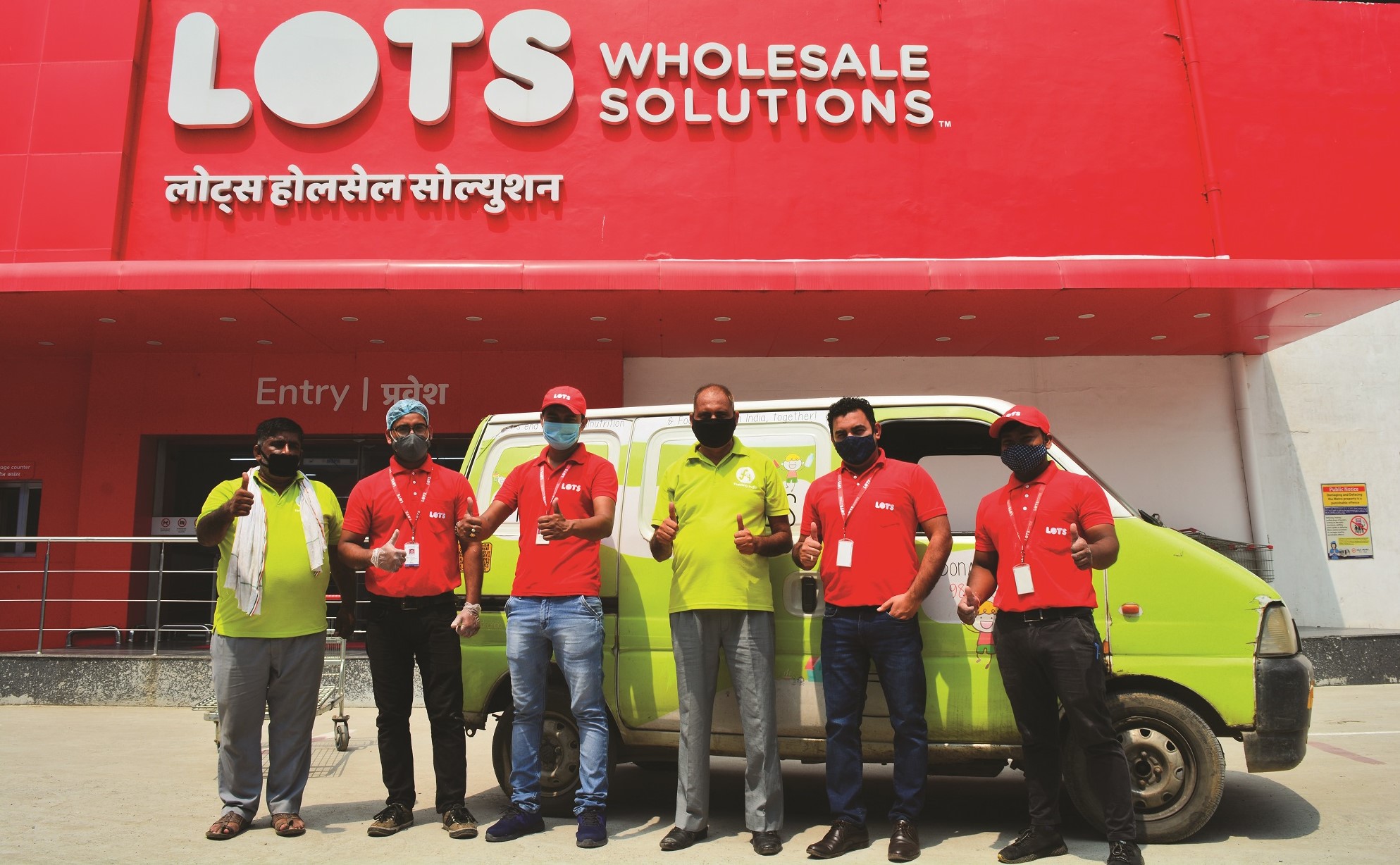 LOTS Wholesale Solutions pledges to fight hunger, partners with Zomato Feeding India amid COVID crisis to feed the needy
