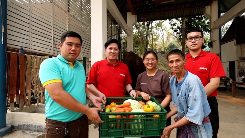 “ซีพี แอ็กซ์ตร้า” สานต่อวิถีแห่งความยั่งยืนกับโครงการ AXTRA Care ส่งมอบอาหารส่วนเกิน เติมเต็มคุณภาพชีวิตช้างไทย